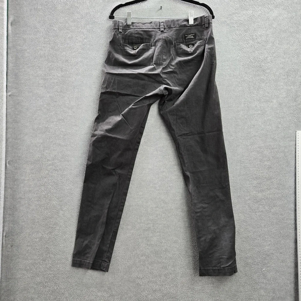 Banana Republic Men Pants 32X32 Gray Chino Fulton Skinny Button 30